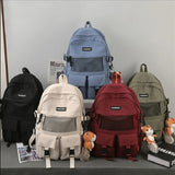 College Mesh Ladies Backpack Waterproof Female School Bag Laptop Student Girl