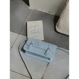 Vintage Square Shoulder Bag for Women Love Heart Clutch Handbag