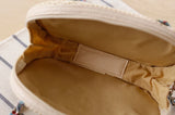 College Floral Bow Straw Bag Messenger Bag Woven Holiday Resort Beach Purse