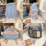 Large Capacity College Schoolbag for Teenage Girls
