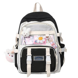 Large Capacity College Schoolbag for Teenage Girls