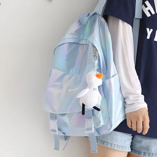 Waterproof Harajuku School Backpack for College Students