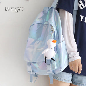 Waterproof Harajuku School Backpack for College Students