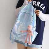 Waterproof Harajuku School Backpack for College Students