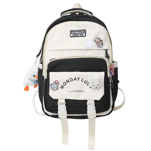 Waterproof Teen Girls Backpack Large Capacity Laptop Travel Bag