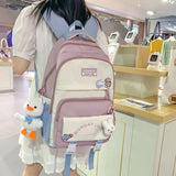 Waterproof Teen Girls Backpack Large Capacity Laptop Travel Bag