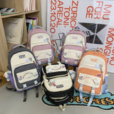 Waterproof Teen Girls Backpack Large Capacity Laptop Travel Bag