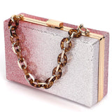Color-changing Paillette Mini Flap Purse Handbag Women Evening Bag