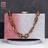 Color-changing Paillette Mini Flap Purse Handbag Women Evening Bag