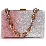 Color-changing Paillette Mini Flap Purse Handbag Women Evening Bag