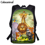 Coloranimal Forest Animal Pattern Children Backpack