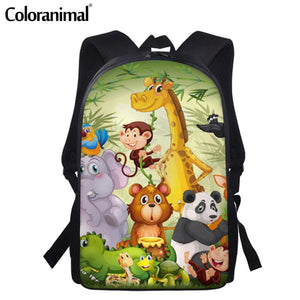Coloranimal Forest Animal Pattern Children Backpack