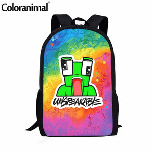 Coloranimal Cartoon Backpack Anime School Bag for Student