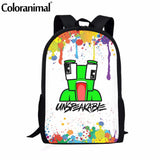 Coloranimal Cartoon Backpack Anime School Bag for Student