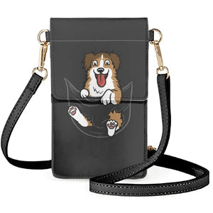 Coloranimal Corgi Wallet Leather Phone Bag Waterproof Purse