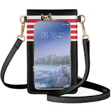 Coloranimal Cat Footprint Print Mini Phone Bag Wallet for Women