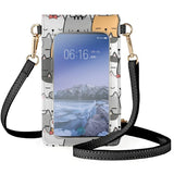 Coloranimal Cartoon Cat Funny Lady Casual Shoulder Messenger Bag