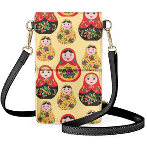 Coloranimal Matryoshka Ethnic Kids Toy Phone Bag Wallet Messenger Bags