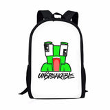 Coloranimal Cartoon Anime Teenage School Bag Large Capacity Backpack