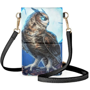 Coloranimal Owl Mini Phone Bag Leather Waterproof Cell Phone Bags