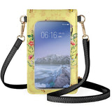 Coloranimal Elk Wreath Butterfly Print Crossbody Phone Bag