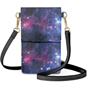 Coloranimal Galaxy Planet Leather Shoulder Bag