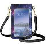 Coloranimal Galaxy Planet Leather Shoulder Bag