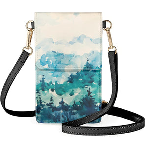 Coloranimal Landscape Painting Sun Ladies Art Phone Bag