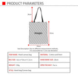 Coloranimal Music Note Pattern Women Eco-friendly Handbag Youth Girl Casual Canv