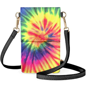 Coloranimal Painted Circle Rainbow Ladies Long Wallet Phone Bag