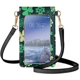Coloranimal Painted Clover Girl Student Mini Phone Bags Women's Wallets