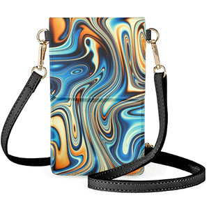 Coloranimal Pigment Ripple Abstract Painting Phone Bag
