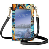 Coloranimal Pigment Ripple Abstract Painting Phone Bag