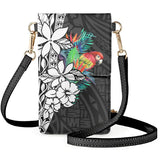 Coloranimal Polynesia Macaw Tropical Women's Leather Phone Bag