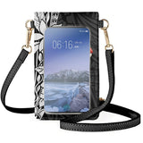 Coloranimal Polynesia Macaw Tropical Women's Leather Phone Bag