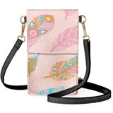 Coloranimal Feather Phone Bag Waterproof Wallet Handbag