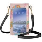 Coloranimal Feather Phone Bag Waterproof Wallet Handbag