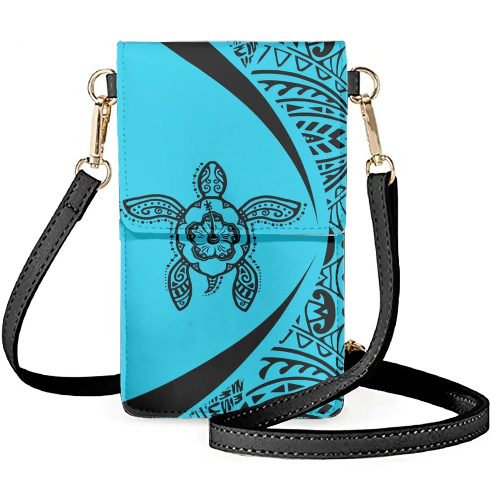 Coloranimal Turtle Leather Waterproof Phone Bag Mini Wallet Purse