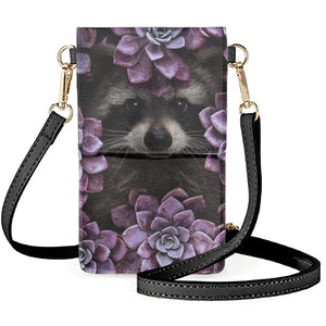 Coloranimal Raccoon Parrot Animal Phone Bag Lady Wallet
