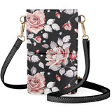Coloranimal Rose Print Long Ladies Wallet Summer Mobile Phone Bag