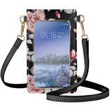 Coloranimal Rose Print Long Ladies Wallet Summer Mobile Phone Bag