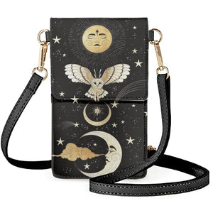 Coloranimal Sun Moon Cartoon Design Mini Messenger Bag