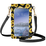 Coloranimal Sunflower Dog Ladies Waterproof Phone Bag Wallets