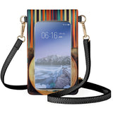 Coloranimal Women's Oil Painting Leather Phone Bag