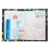 Colored Bird Passport Cover Waterproof PU Leather Holder