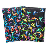 Colored Bird Passport Cover Waterproof PU Leather Holder
