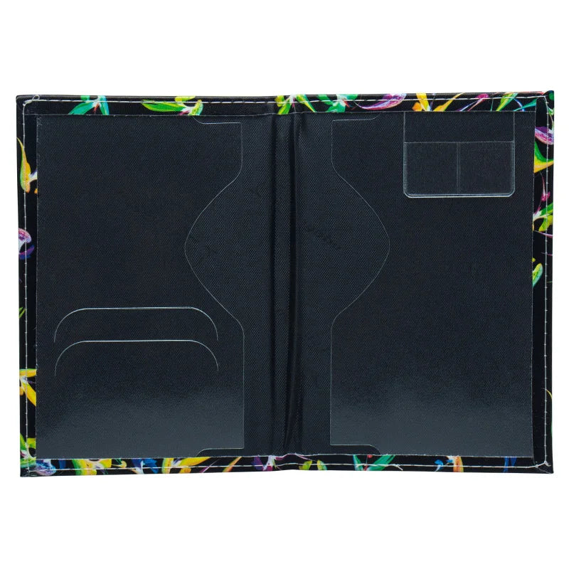 Colored Bird Passport Cover Waterproof PU Leather Holder