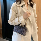 Colorful Acrylic Clutch Bag Glitter Evening Clutch With Chain