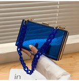 Colorful Acrylic Clutch Bag For Evening Party
