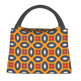 Colorful African Ankara Pattern Insulated Lunch Bag for Women